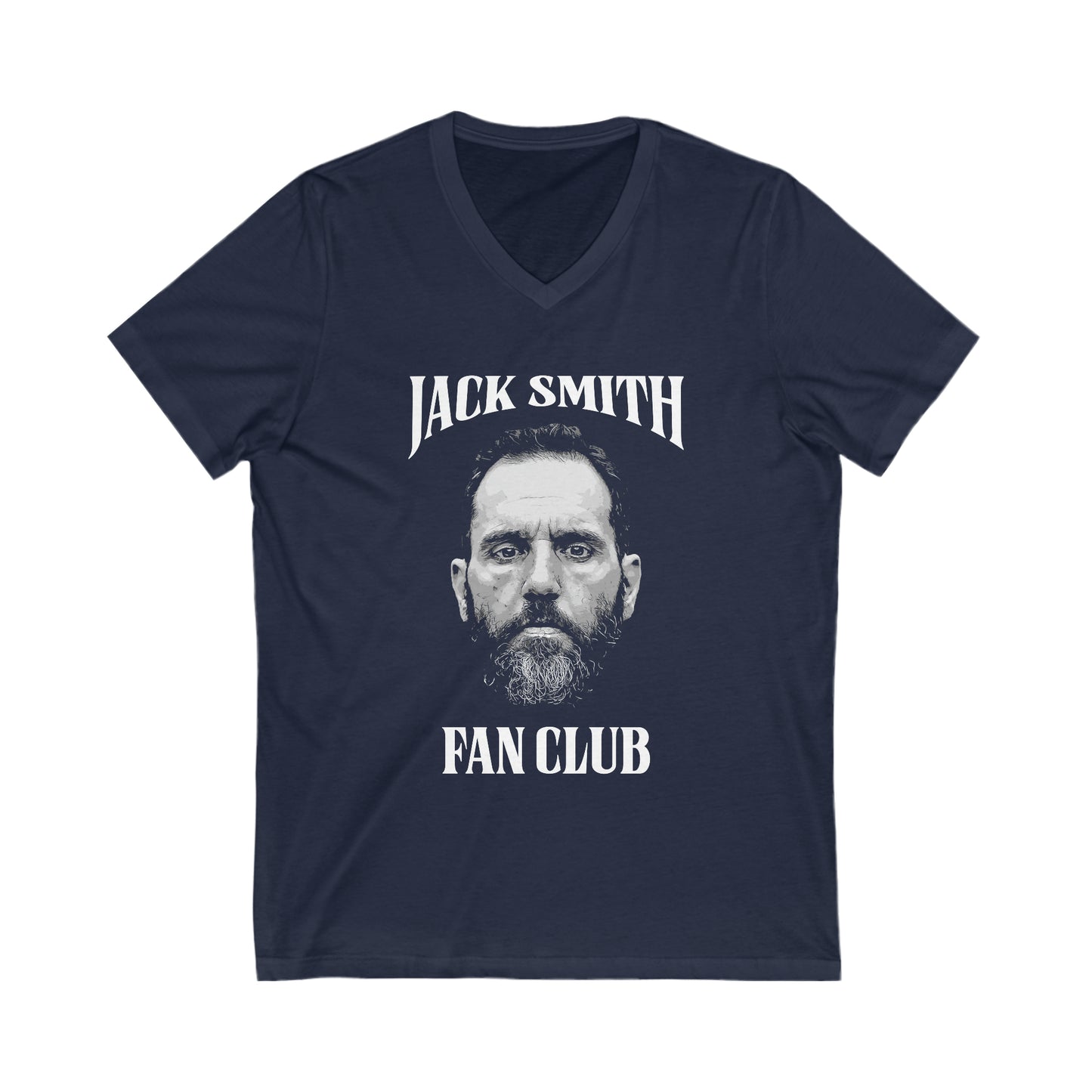 Jack Smith Fan Club - V-Neck Unisex Jersey Short Sleeve Tee