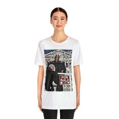 Clarence Thomas - FOR SALE JUSTICE - Unisex Short Sleeve Tee